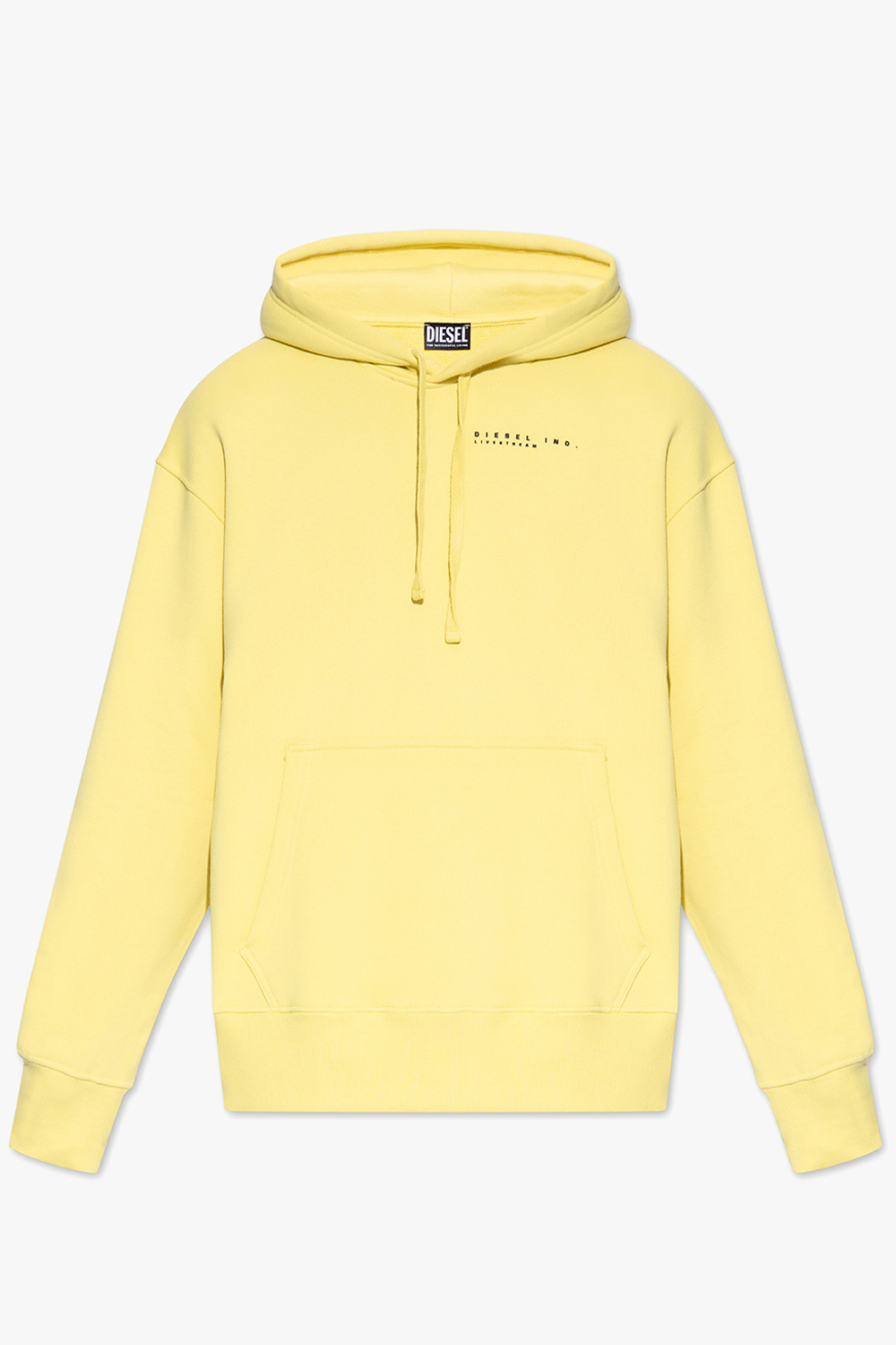 Diesel yellow outlet sweatshirt